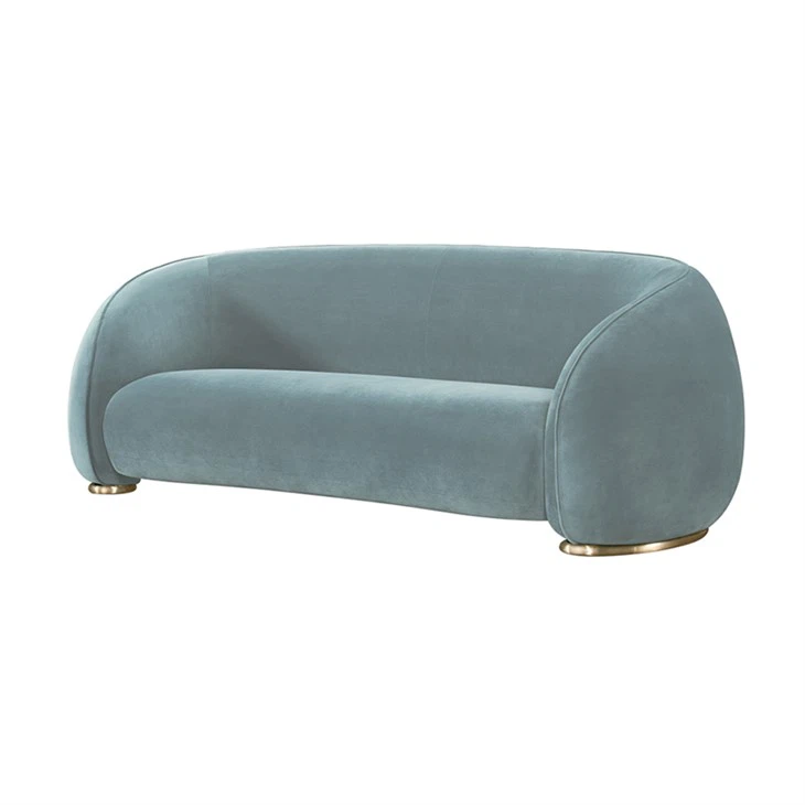 Blue Fabric Sofa